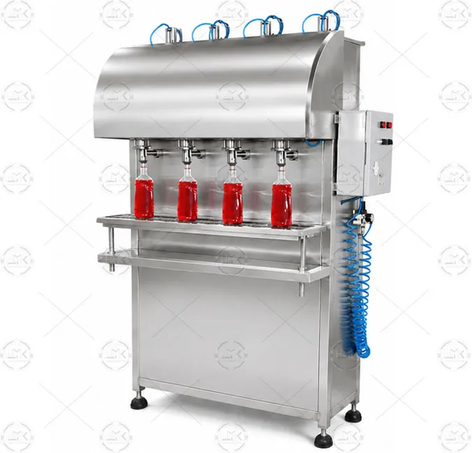 hamyar-machine-Four-nozzle-filler-for-thick-liquids-index2 پرکن مایعات غلیظ 4 نازل ایستاده سیلندر پیستونی