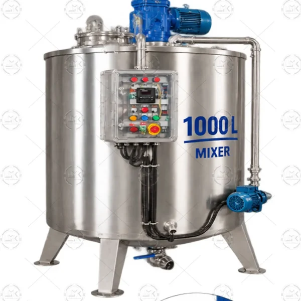 میکسر استنلس استیل 1000 لیتری